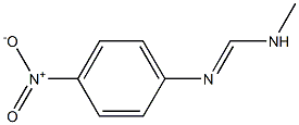 N1-Methyl-N2-(4-nitrophenyl)formamidine Struktur