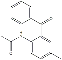 N-(2-Benzoyl-4-methylphenyl)acetamide Struktur