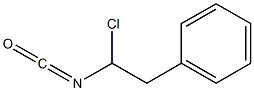 1-Chloro-2-phenylethyl isocyanate Struktur