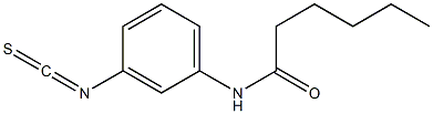 N-(3-Isothiocyanatophenyl)hexanamide Struktur