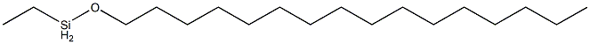 Ethyl(hexadecyloxy)silane Struktur