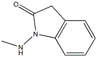 1-Methylamino-1H-indol-2(3H)-one Struktur