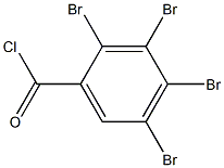 2,3,4,5-Tetrabromobenzoic acid chloride Struktur