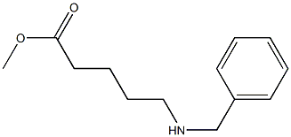 5-(Benzylamino)pentanoic acid methyl ester Struktur