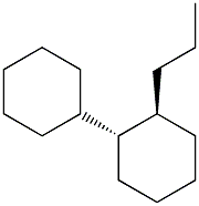 (1S,2S)-2-Propyl-1,1'-bicyclohexane Struktur