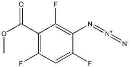 3-Azido-2,4,6-trifluorobenzoic acid methyl ester Struktur