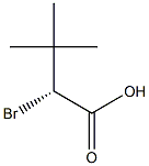 [R,(-)]-2-Bromo-3,3-dimethylbutyric acid Struktur