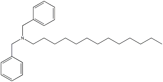 Tridecyldibenzylamine Struktur