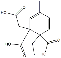 4-Methylphthalic acid 1-ethyl 2-carboxymethyl ester Struktur