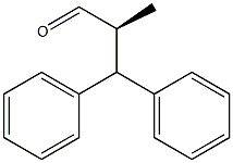 [S,(-)]-2-Methyl-3,3-diphenylpropionaldehyde Struktur