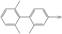 3-Methyl-4-(2,6-dimethylphenyl)phenol Struktur