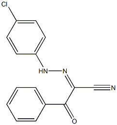 2-[2-(4-Chlorophenyl)hydrazono]-2-benzoylacetonitrile Struktur