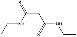 1,3-Bis(ethylamino)propane-1,3-dithione Struktur