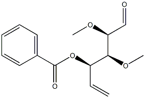 (2R,3S,4R)-4-Benzoyloxy-2,3-dimethoxy-5-hexenal Struktur