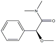 (2S)-N,N-Dimethyl-2-methoxy-2-phenylacetamide Struktur