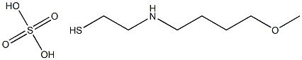 2-(4-Methoxybutyl)aminoethanethiol sulfate Struktur