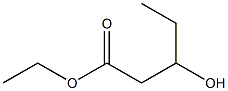 3-Hydroxyvaleric acid ethyl ester Struktur