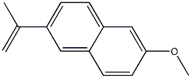 2-Isopropenyl-6-methoxynaphthalene Struktur