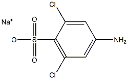 4-Amino-2,6-dichlorobenzenesulfonic acid sodium salt Struktur