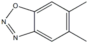 5,6-Dimethyl-1,2,3-benzoxadiazole Struktur