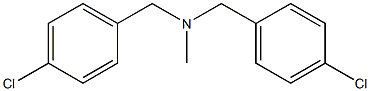 4-Chloro-N-methyl-N-(4-chlorobenzyl)benzenemethanamine Struktur