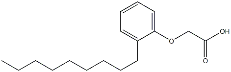 2-Nonylphenoxyacetic acid Struktur