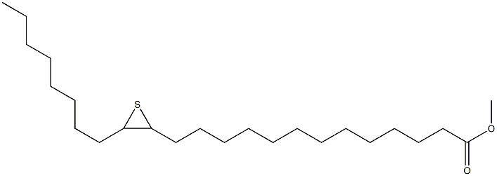 14,15-Epithiotricosanoic acid methyl ester Struktur