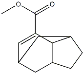 2,3,3a,4,5,7a-Hexahydro-1,5-methano-1H-indene-7-carboxylic acid methyl ester Struktur