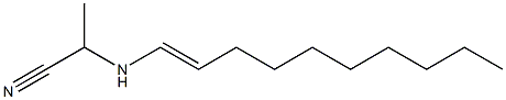 N-(1-Cyanoethyl)-1-decenylamine Struktur