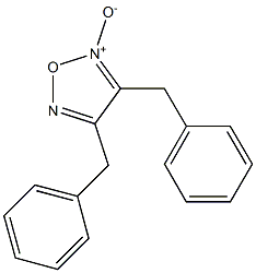 3,4-Dibenzyl-1,2,5-oxadiazole 2-oxide Struktur