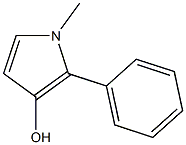 1-Methyl-3-hydroxy-2-phenyl-1H-pyrrole Struktur