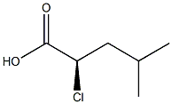 [R,(+)]-2-Chloro-4-methylvaleric acid Struktur