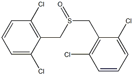 2,6-Dichlorophenyl(methyl) sulfoxide Struktur