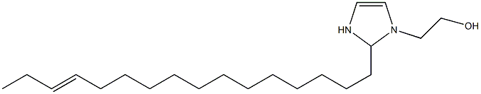 2-(13-Hexadecenyl)-4-imidazoline-1-ethanol Struktur