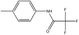 N-(4-Methylphenyl)-2,2,2-trifluoroacetamide Struktur