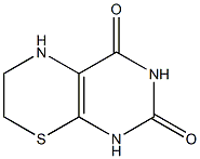 6,7-Dihydro-5H-pyrimido[4,5-b][1,4]thiazine-2,4(1H,3H)-dione Struktur