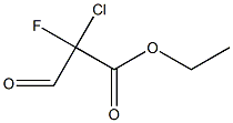 2-Chloro-2-fluoro-3-oxopropanoic acid ethyl ester Struktur