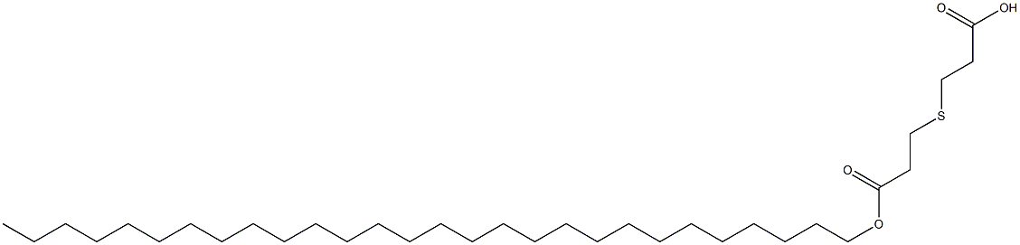 3,3'-Thiobis(propionic acid octacosyl) ester Struktur