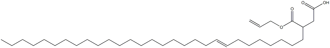 3-(8-Nonacosenyl)succinic acid 1-hydrogen 4-allyl ester Struktur