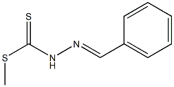 N-(Benzylideneamino)dithiocarbamic acid methyl ester Struktur