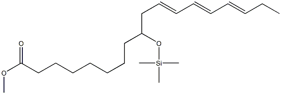 9-(Trimethylsiloxy)-11,13,15-octadecatrienoic acid methyl ester Struktur