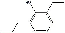 2-Ethyl-6-propylphenol Struktur