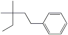 3,3-Dimethylpentylbenzene Struktur