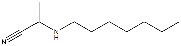 N-(1-Cyanoethyl)heptylamine Struktur