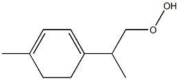 p-Mentha-1,3-dien-9-yl hydroperoxide Struktur