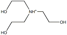 Tris(2-hydroxyethyl) ammonium Struktur