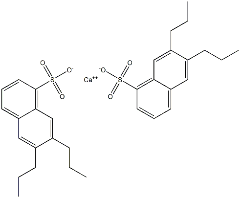 Bis(6,7-dipropyl-1-naphthalenesulfonic acid)calcium salt Struktur