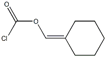 Chloroformic acid cyclohexylidenemethyl ester Struktur