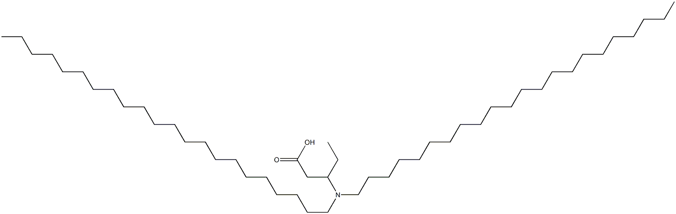 3-(Didocosylamino)valeric acid Struktur