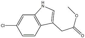 6-Chloro-1H-indole-3-acetic acid methyl ester Struktur